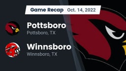 Recap: Pottsboro  vs. Winnsboro  2022