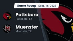 Recap: Pottsboro  vs. Muenster  2022