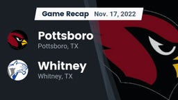 Recap: Pottsboro  vs. Whitney  2022