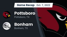 Recap: Pottsboro  vs. Bonham  2022