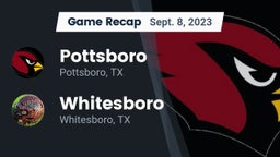 Recap: Pottsboro  vs. Whitesboro  2023