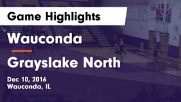 Wauconda  vs Grayslake North  Game Highlights - Dec 10, 2016