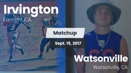 Matchup: Irvington High vs. Watsonville  2017