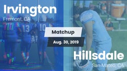 Matchup: Irvington High vs. Hillsdale  2019