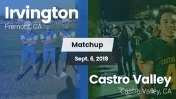 Matchup: Irvington High vs. Castro Valley  2019