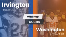 Matchup: Irvington High vs. Washington  2019