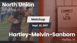 Matchup: North Union vs. Hartley-Melvin-Sanborn  2017
