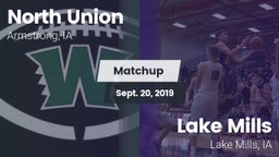 Matchup: North Union vs. Lake Mills  2019