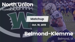 Matchup: North Union vs. Belmond-Klemme  2019