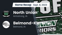 Recap: North Union   vs. Belmond-Klemme  2023
