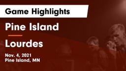 Pine Island  vs Lourdes  Game Highlights - Nov. 4, 2021