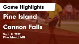 Pine Island  vs Cannon Falls  Game Highlights - Sept. 8, 2022