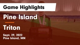 Pine Island  vs Triton  Game Highlights - Sept. 29, 2022