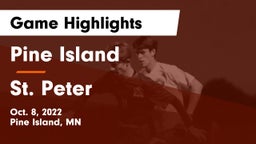 Pine Island  vs St. Peter Game Highlights - Oct. 8, 2022