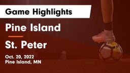 Pine Island  vs St. Peter  Game Highlights - Oct. 20, 2022
