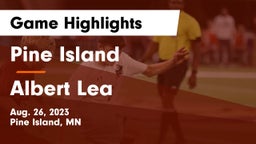 Pine Island  vs Albert Lea  Game Highlights - Aug. 26, 2023