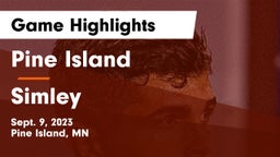 Pine Island  vs Simley  Game Highlights - Sept. 9, 2023