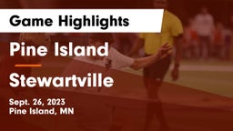 Pine Island  vs Stewartville  Game Highlights - Sept. 26, 2023