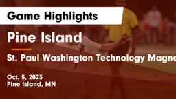 Pine Island  vs St. Paul Washington Technology Magnet Game Highlights - Oct. 5, 2023