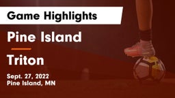 Pine Island  vs Triton  Game Highlights - Sept. 27, 2022