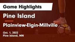 Pine Island  vs Plainview-Elgin-Millville Game Highlights - Oct. 1, 2022
