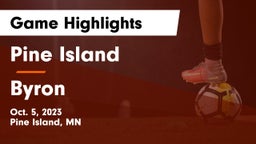 Pine Island  vs Byron  Game Highlights - Oct. 5, 2023