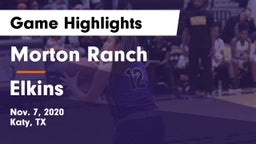 Morton Ranch  vs Elkins  Game Highlights - Nov. 7, 2020