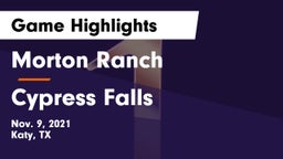 Morton Ranch  vs Cypress Falls  Game Highlights - Nov. 9, 2021