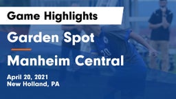 Garden Spot  vs Manheim Central  Game Highlights - April 20, 2021