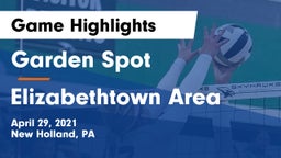 Garden Spot  vs Elizabethtown Area  Game Highlights - April 29, 2021