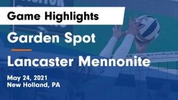 Garden Spot  vs Lancaster Mennonite Game Highlights - May 24, 2021