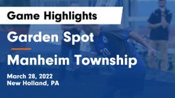 Garden Spot  vs Manheim Township  Game Highlights - March 28, 2022