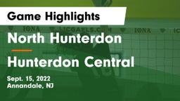 North Hunterdon  vs Hunterdon Central  Game Highlights - Sept. 15, 2022