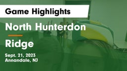 North Hunterdon  vs Ridge  Game Highlights - Sept. 21, 2023