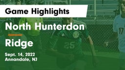 North Hunterdon  vs Ridge  Game Highlights - Sept. 14, 2022