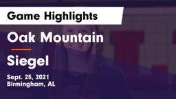 Oak Mountain  vs Siegel  Game Highlights - Sept. 25, 2021