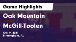 Oak Mountain  vs McGill-Toolen  Game Highlights - Oct. 9, 2021
