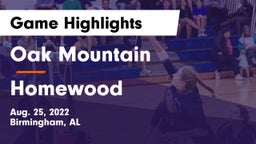 Oak Mountain  vs Homewood  Game Highlights - Aug. 25, 2022
