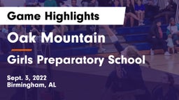 Oak Mountain  vs Girls Preparatory School Game Highlights - Sept. 3, 2022