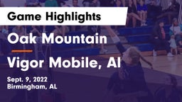 Oak Mountain  vs Vigor  Mobile, Al Game Highlights - Sept. 9, 2022