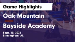 Oak Mountain  vs Bayside Academy  Game Highlights - Sept. 10, 2022