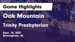 Oak Mountain  vs Trinity Presbyterian  Game Highlights - Sept. 10, 2022