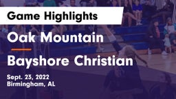 Oak Mountain  vs Bayshore Christian  Game Highlights - Sept. 23, 2022