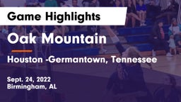 Oak Mountain  vs Houston  -Germantown, Tennessee Game Highlights - Sept. 24, 2022