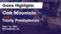 Oak Mountain  vs Trinity Presbyterian  Game Highlights - Sept. 16, 2023