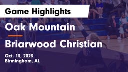 Oak Mountain  vs Briarwood Christian  Game Highlights - Oct. 13, 2023