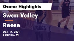 Swan Valley  vs Reese  Game Highlights - Dec. 14, 2021