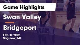 Swan Valley  vs Bridgeport  Game Highlights - Feb. 8, 2022