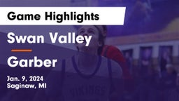 Swan Valley  vs Garber  Game Highlights - Jan. 9, 2024