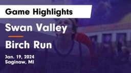 Swan Valley  vs Birch Run  Game Highlights - Jan. 19, 2024